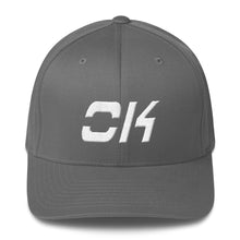 Oklahoma - Structured Twill Cap - White Embroidery - OK - Many Hat Color Options Available