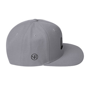 Utah - Flat Brim Hat - Black Embroidery - UT - Many Hat Color Options Available