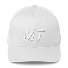 Montana - Structured Twill Cap - White Embroidery - MT - Many Hat Color Options Available