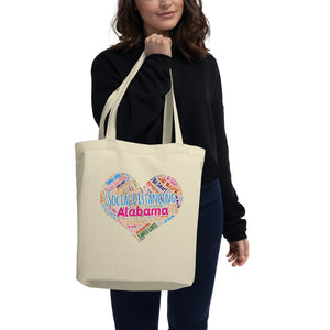 Alabama - Social Distancing Tote Bag - Eco Friendly