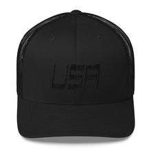 USA Designs - Embroidered Trucker Hat - USA