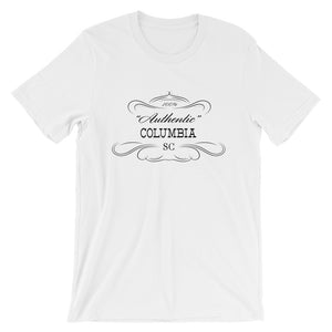 South Carolina - Columbia SC - Short-Sleeve Unisex T-Shirt - "Authentic"