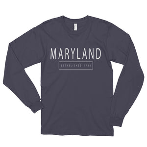 Maryland - Long sleeve t-shirt (unisex) - Established