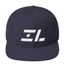Illinois - Flat Brim Hat - White Embroidery - IL - Many Hat Color Options Available