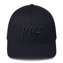 Wyoming - Structured Twill Cap - Black Embroidery - WY - Many Hat Color Options Available