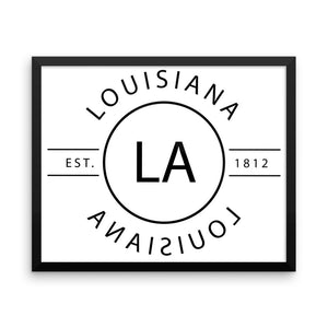 Louisiana - Framed Print - Reflections
