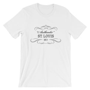 Missouri - St. Louis Mo - Short-Sleeve Unisex T-Shirt - "Authentic"