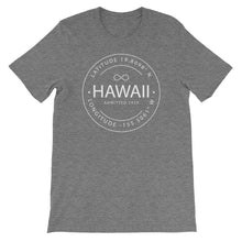 Hawaii - Short-Sleeve Unisex T-Shirt - Latitude & Longitude