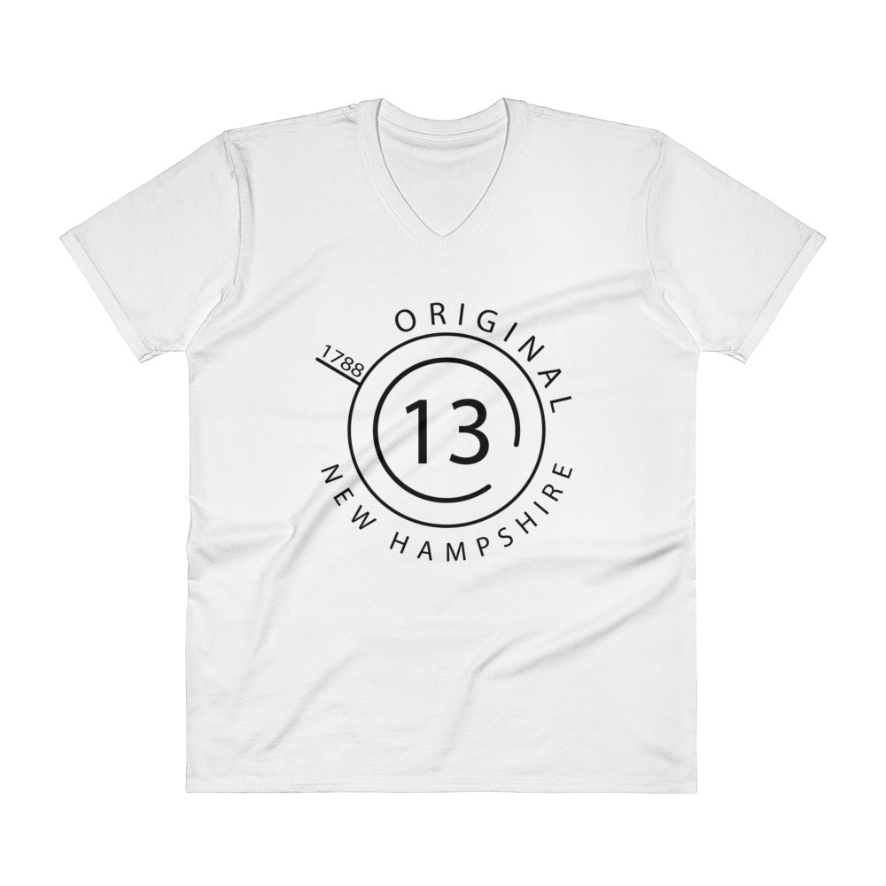 New Hampshire - V-Neck T-Shirt - Original 13