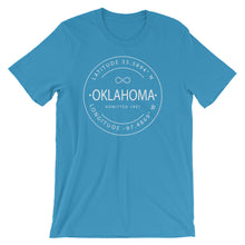Oklahoma - Short-Sleeve Unisex T-Shirt - Latitude & Longitude