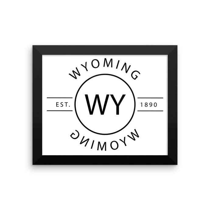 Wyoming - Framed Print - Reflections