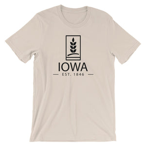 Iowa - Short-Sleeve Unisex T-Shirt - Established