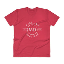 Maryland - V-Neck T-Shirt - Reflections