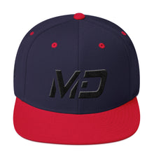 Maryland - Flat Brim Hat - Black Embroidery - MD - Many Hat Color Options Available