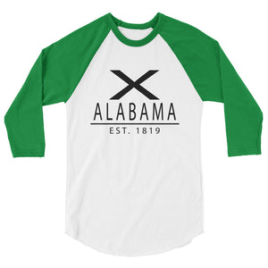 Alabama - 3/4 Sleeve Raglan Shirt - Established