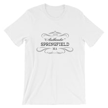 Massachusetts - Springfield MA - Short-Sleeve Unisex T-Shirt - "Authentic"