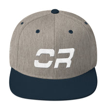 Oregon - Flat Brim Hat - White Embroidery - OR - Many Hat Color Options Available