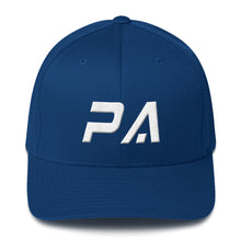 Pennsylvania - Structured Twill Cap - White Embroidery - PA - Many Hat Color Options Available