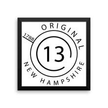 New Hampshire - Framed Print - Original 13