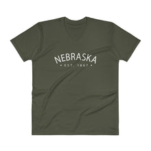Nebraska - V-Neck T-Shirt - Established