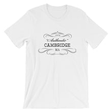 Massachusetts - Cambridge MA - Short-Sleeve Unisex T-Shirt - "Authentic"