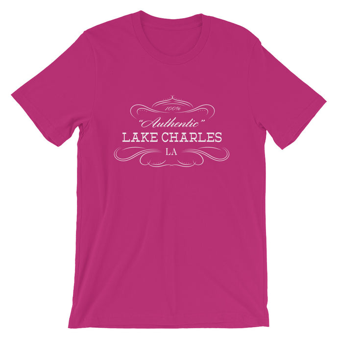 Louisiana - Lake Charles LA - Short-Sleeve Unisex T-Shirt - 