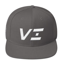 Virgin Islands - Flat Brim Hat - White Embroidery - VI - Many Hat Color Options Available