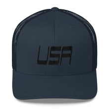 USA Designs - Embroidered Trucker Hat - USA