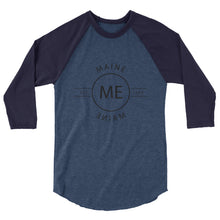 Maine - 3/4 Sleeve Raglan Shirt - Reflections