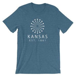 Kansas - Short-Sleeve Unisex T-Shirt - Established