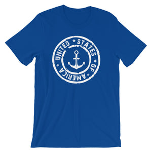 USA Designs - Short-Sleeve Unisex T-Shirt - Anchor