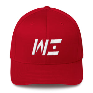 Wisconsin - Structured Twill Cap - White Embroidery - WI - Many Hat Color Options Available