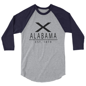 Alabama - 3/4 Sleeve Raglan Shirt - Established