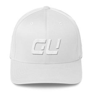 Guam - Structured Twill Cap - White Embroidery - GU - Many Hat Color Options Available