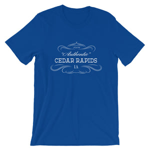 Iowa - Cedar Rapids IA - Short-Sleeve Unisex T-Shirt - "Authentic"