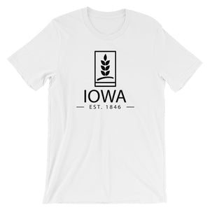 Iowa - Short-Sleeve Unisex T-Shirt - Established