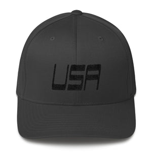 USA Designs - Embroidered Structured Twill Cap - USA