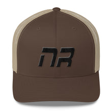 Native Realm - Mesh Back Trucker Cap - Black Embroidery - NR - Many Hat Color Options Available