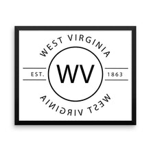 West Virginia - Framed Print - Reflections