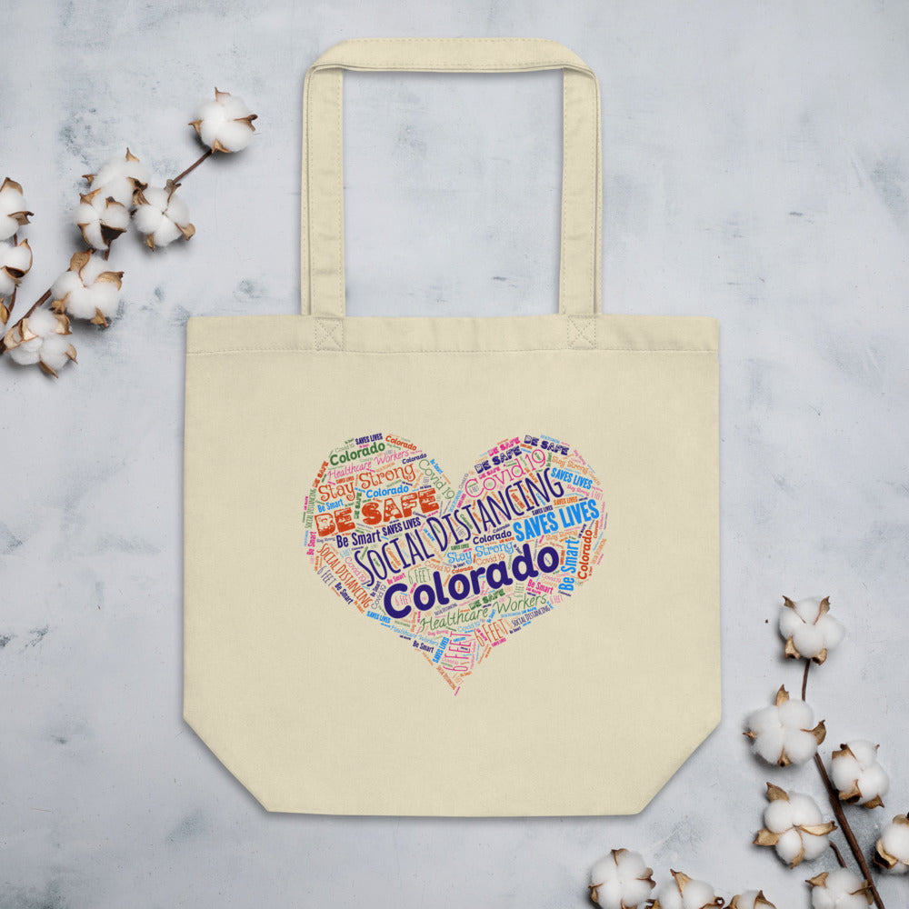 Colorado - Social Distancing Tote Bag - Eco Friendly