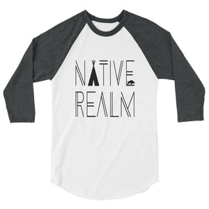 Native Realm - 3/4 Sleeve Unisex Raglan Shirt - NR3