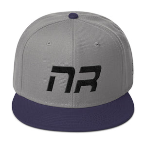Native Realm - Flat Brim Hat - Black Embroidery - NR - Many Hat Color Options Available