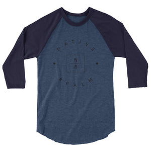 Native Realm - 3/4 Sleeve Unisex Raglan Shirt - NR1