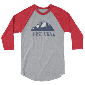 USA Designs - 3/4 Sleeve Raglan Shirt - Hike USA