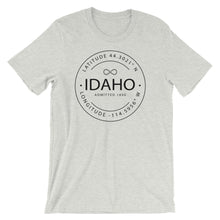 Idaho - Short-Sleeve Unisex T-Shirt - Latitude & Longitude