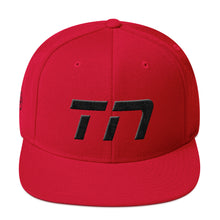 Tennessee - Flat Brim Hat - Black Embroidery - TN - Many Hat Color Options Available
