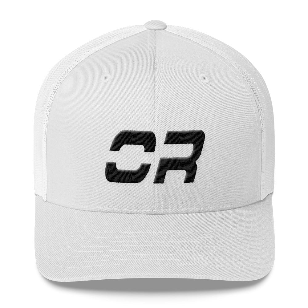 Oregon - Mesh Back Trucker Cap - Black Embroidery - OR - Many Hat Color Options Available