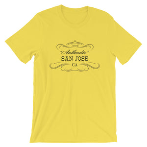 California - San Jose CA - Short-Sleeve Unisex T-Shirt - "Authentic"