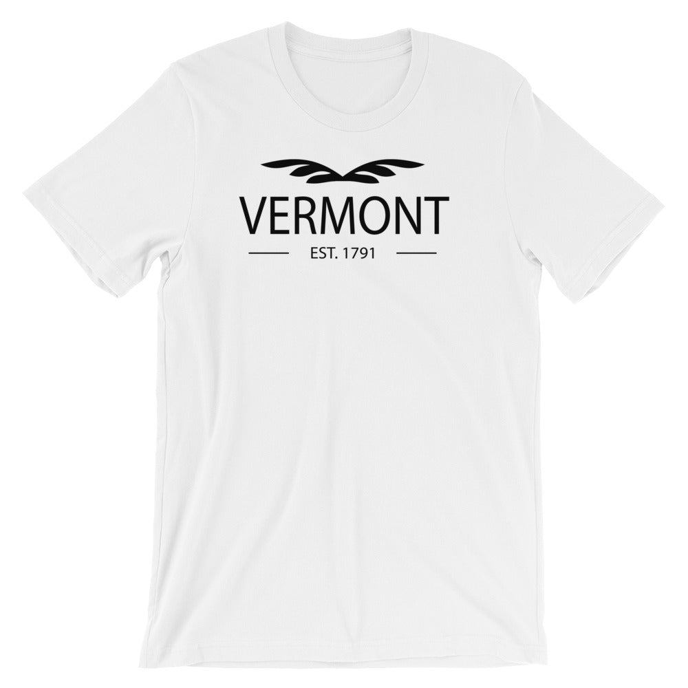 Vermont - Short-Sleeve Unisex T-Shirt - Established