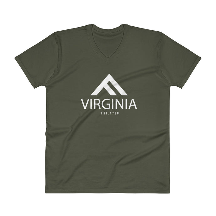 Virginia - V-Neck T-Shirt - Established
